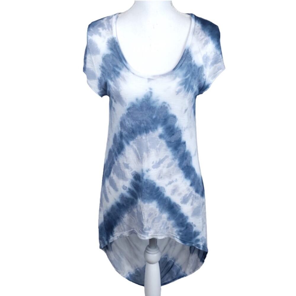 Young Fabulous & Broke Blue Tie Dye Hi-Low Tunic Dress - Size small